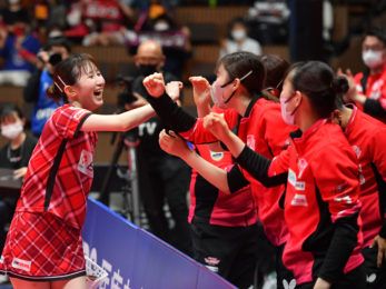女子プレーオフSFは日本生命が3-0で名古屋を完封。5連覇をかけて木下アビエルと激突